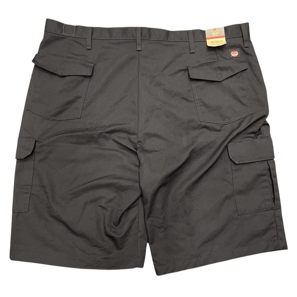 Red Kap Cargo Shorts Mens 44x12 Black Workwear Utility Rugged Durable PT66BKO